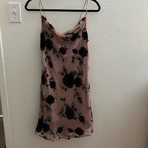 Rose mini dress